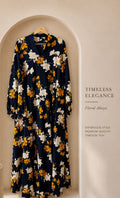 Georgette printed abaya