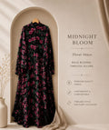 Georgette printed abaya