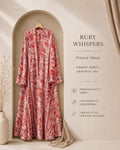 Georgette printed abaya