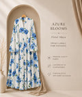 Georgette printed abaya