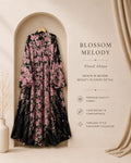 Georgette printed abaya