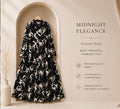 Georgette printed abaya