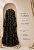 Georgette printed abaya