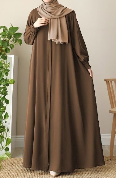 Brown Elegance Abaya